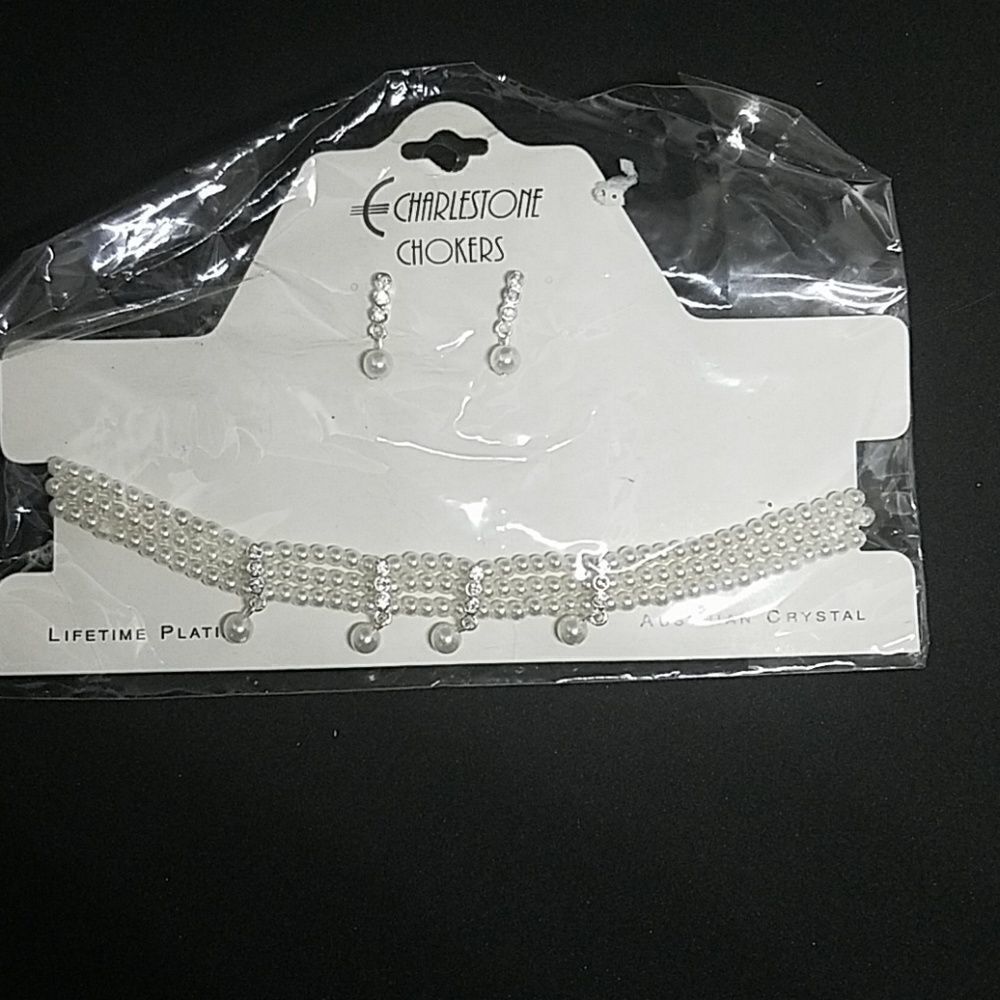 NWT Charlestone Chokers Austrian Crystal Set